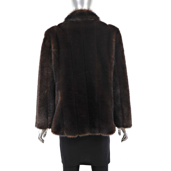 Faux Fur Jacket- Size S-M