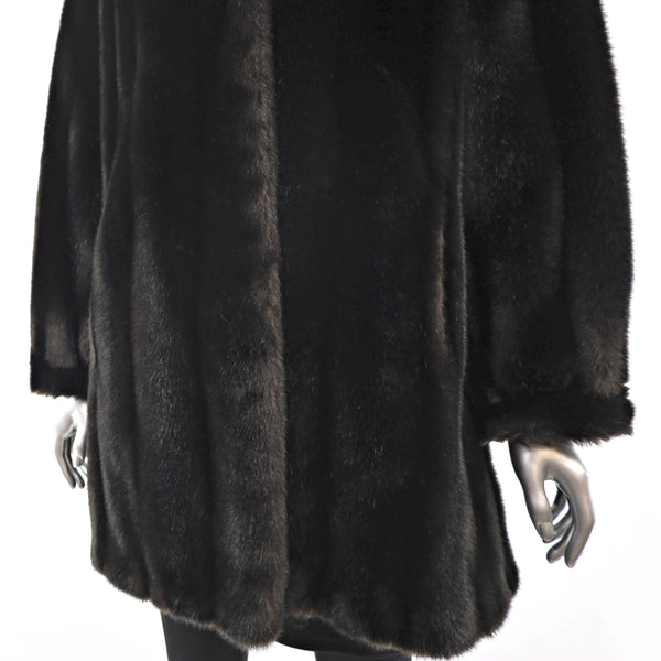 Faux Fur Jacket- Size L