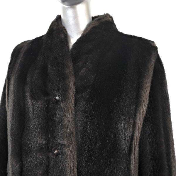 Faux Fur Jacket- Size M