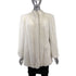 White Faux Fur Jacket- Size M