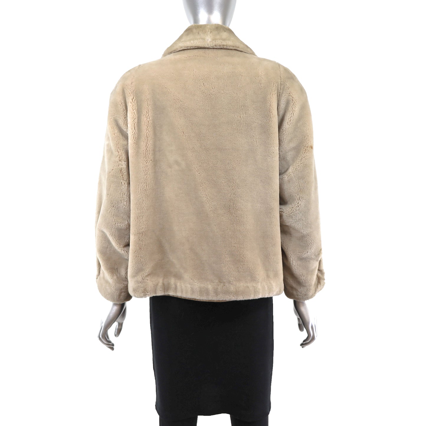 Faux Fur Jacket- Size L