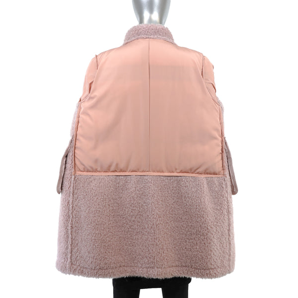 Faux Fur Jacket- Size S