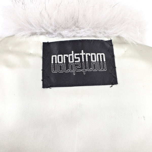 Nordstrom Blue Fox Jacket- Size S
