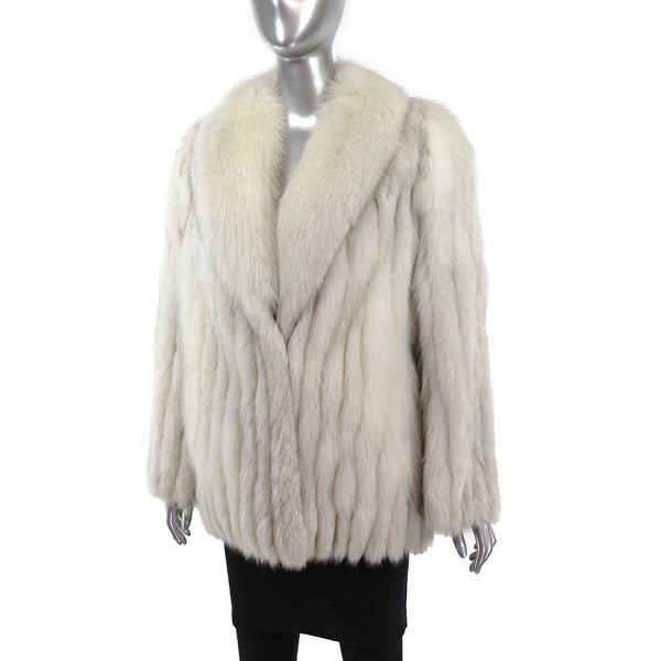Blue Fox Jacket- Size M
