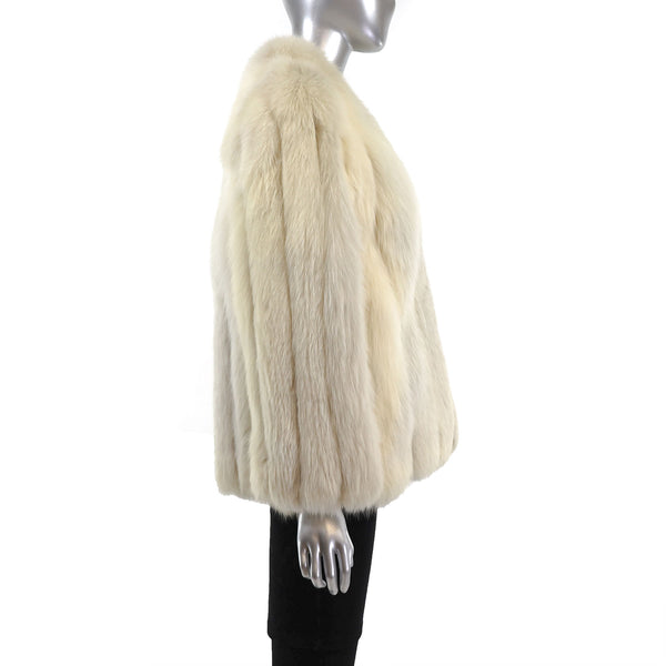 Cream Fox Jacket- Size M