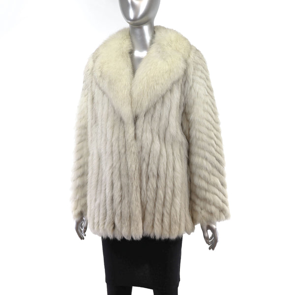 Blue Fox Jacket- Size S