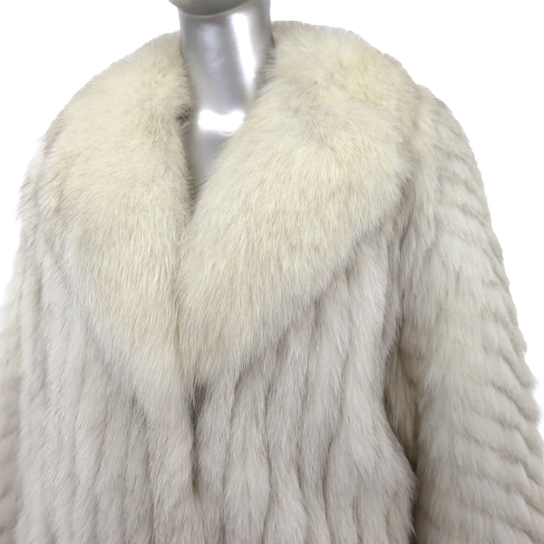 Blue Fox Jacket- Size S