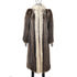 Raccoon Coat with Fox Tuxedo- Size S