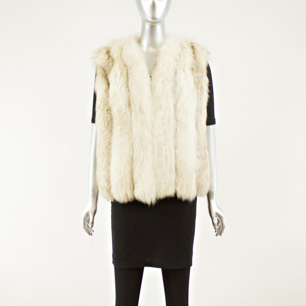 Fox Vest - Size S (Vintage Furs)