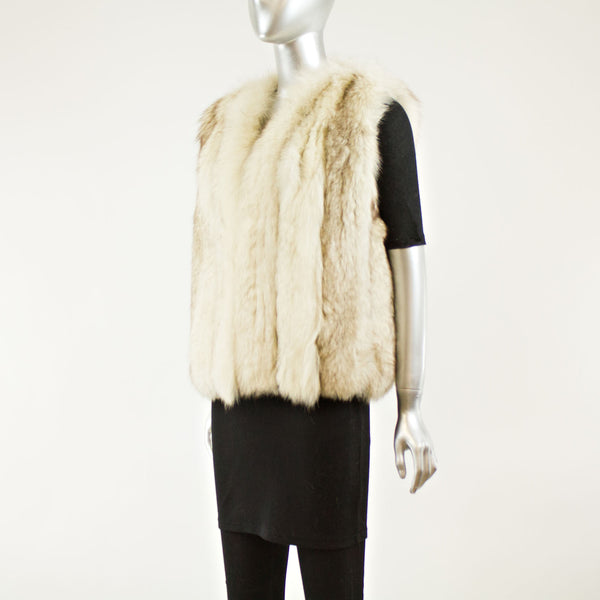Fox Vest - Size S (Vintage Furs)