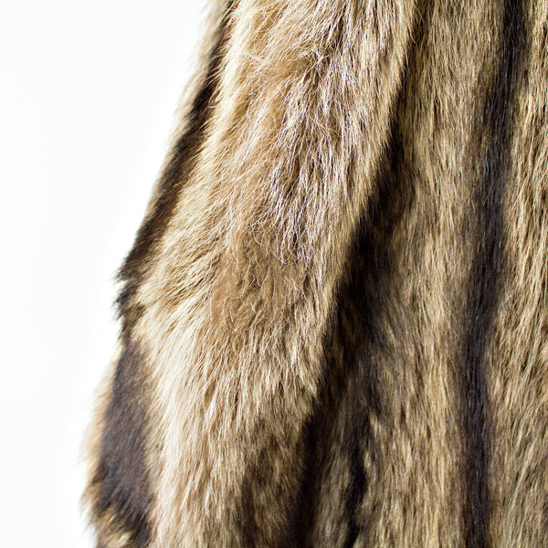 Full Length Raccoon Coat - Size S (Vintage Furs)