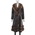 Goat Coat with Leather Insert- Size S