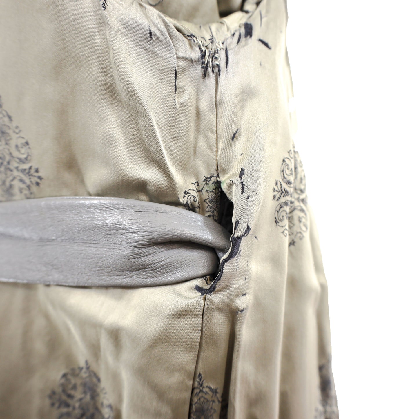 Grey Persian Lamb Coat- Size XL