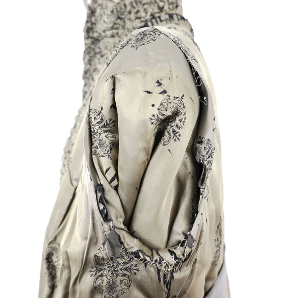 Grey Persian Lamb Coat- Size XL