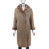 Persian Lamb Coat with Mink Trim- Size M