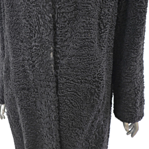 Persian Lamb Coat with Mink Collar- Size XXL