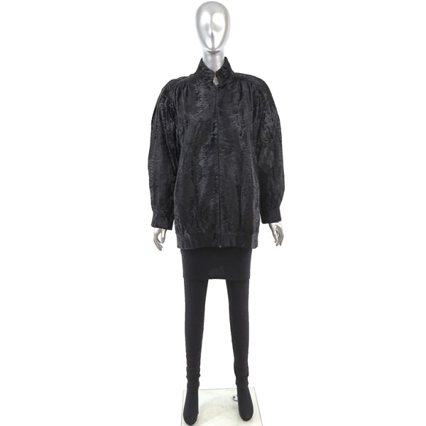 Christian Dior Black Broadtail Jacket- Size S