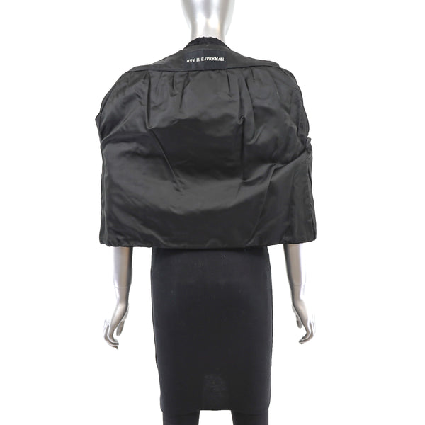 Lamb Jacket with Chinchilla- Size L