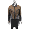 Leather and Suede Jacket- Size S
