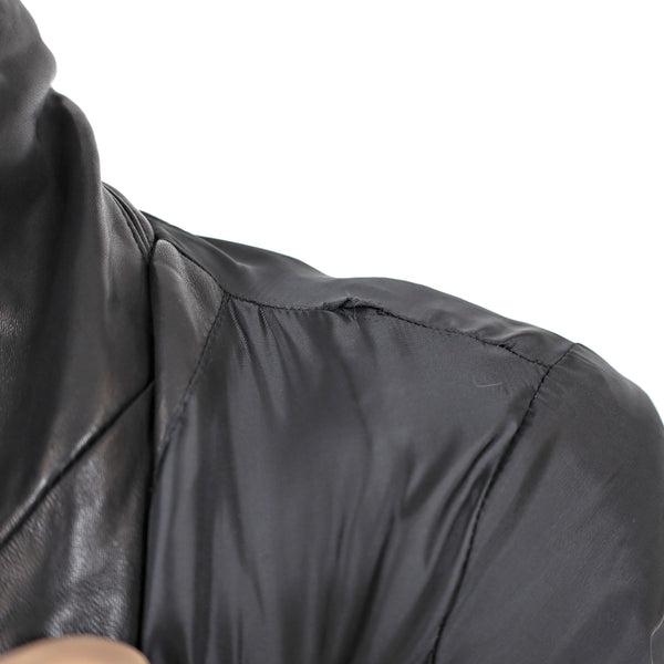 Neiman Marcus Black Leather Jacket- Size XXL