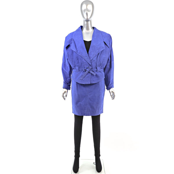 Royal Blue Real Italian Matching Suit- Size M