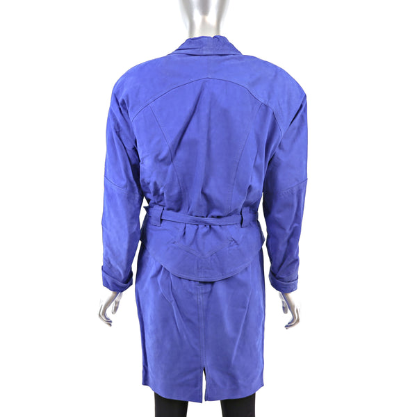 Royal Blue Real Italian Matching Suit- Size M