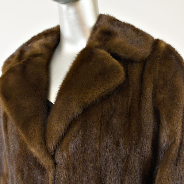 Mahogany Mink Coat- Size S (Vintage Furs)