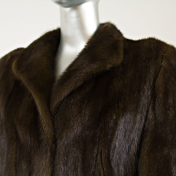 Mahogany Mink Coat- Size M (Vintage Furs)