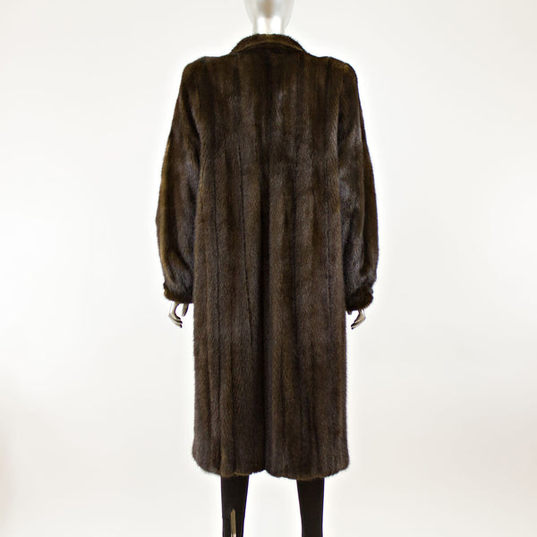 Mahogany Mink Coat- Size M (Vintage Furs)