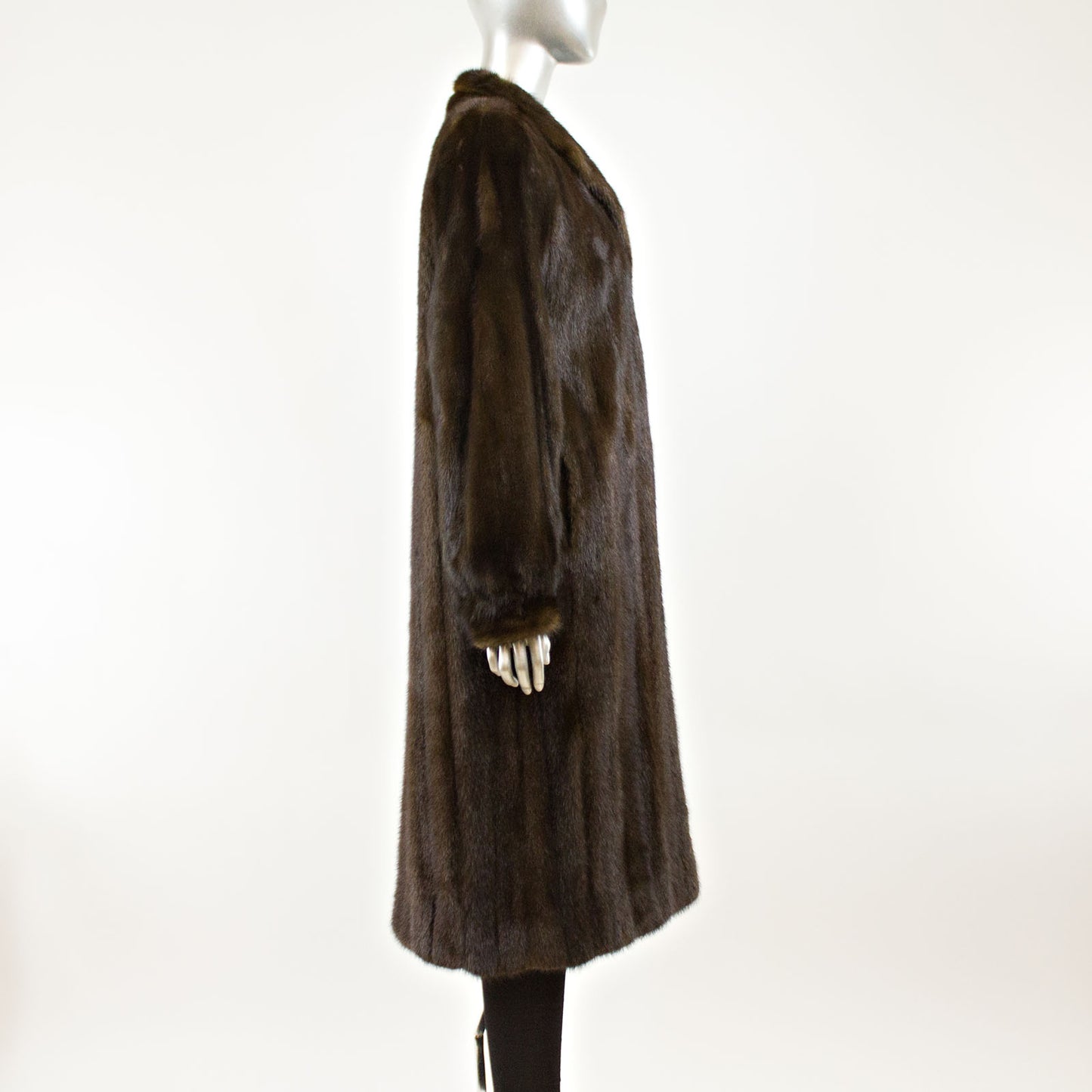 Mahogany Mink Coat- Size M