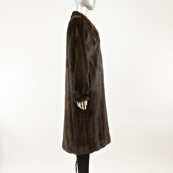 Mahogany Mink Coat- Size M (Vintage Furs)