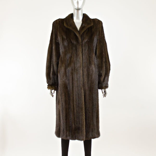 Mahogany Mink Coat- Size M (Vintage Furs)