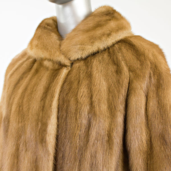 Mahogany Mink Coat- Size L (Vintage Furs)