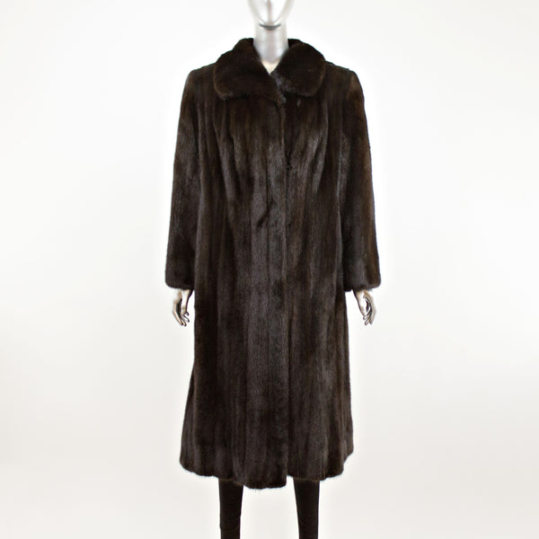 Mahogany Mink Coat- Size L (Vintage Furs)