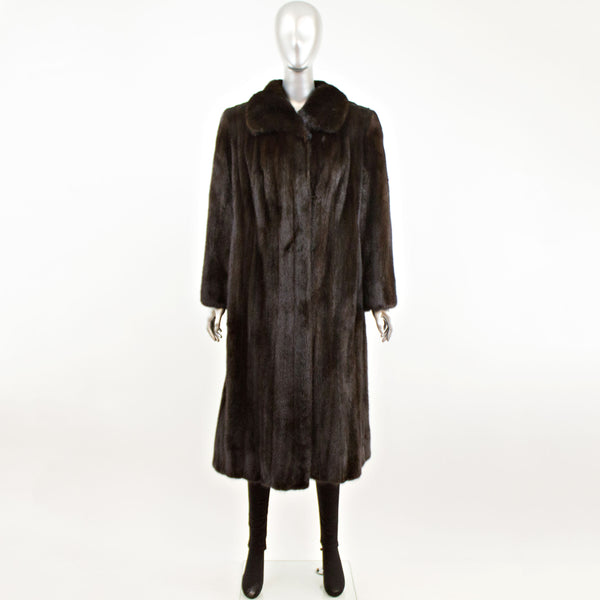 Mahogany Mink Coat- Size L (Vintage Furs)