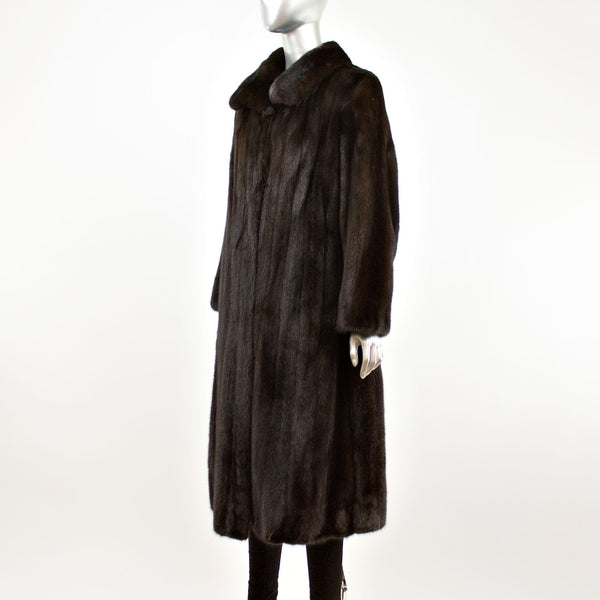 Mahogany Mink Coat- Size L (Vintage Furs)