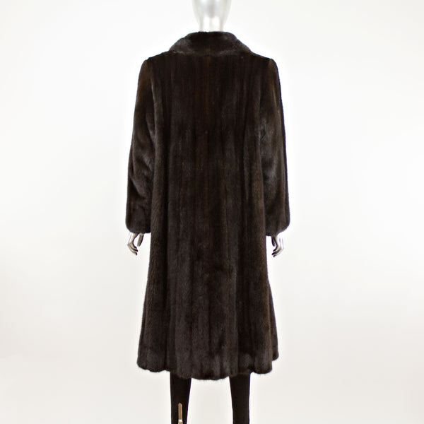 Mahogany Mink Coat- Size L (Vintage Furs)