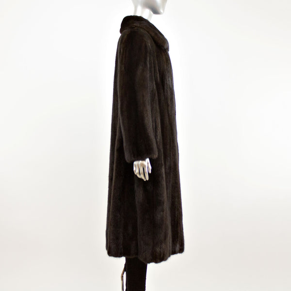 Mahogany Mink Coat- Size L (Vintage Furs)