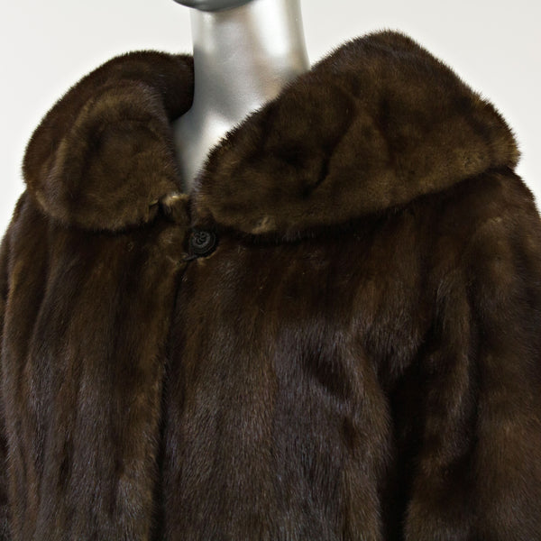 Mahogany Mink 3/4 Coat- Size M-L (Vintage Furs)