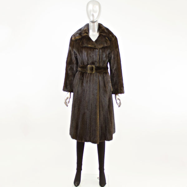Mahogany Mink Coat- Size XS (Vintage Furs)