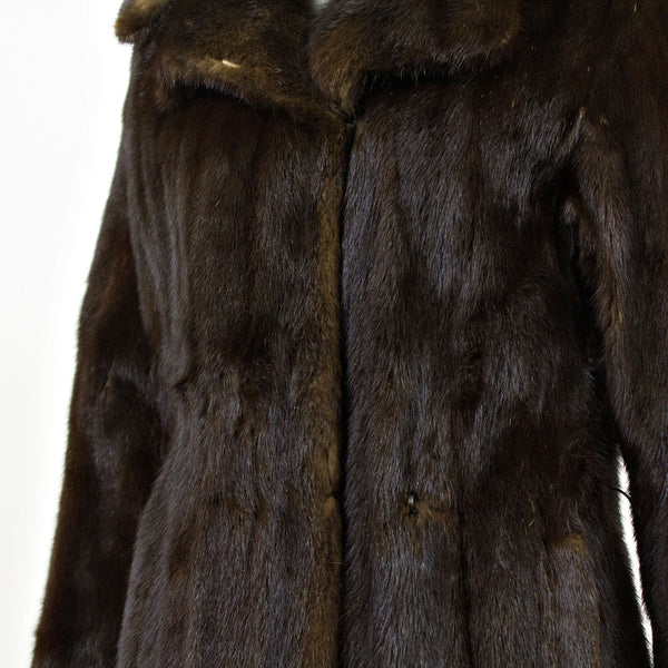 Mahogany Mink Coat- Size XS (Vintage Furs)