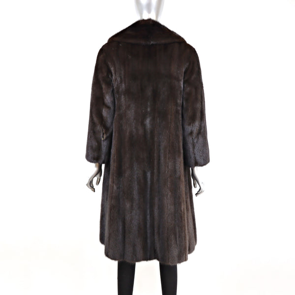 Mahogany Mink Coat- Size XXS