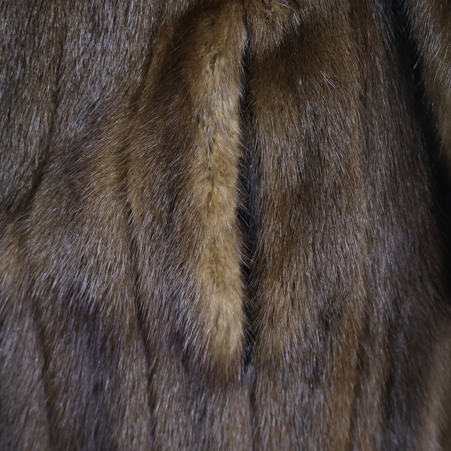 Full Length Brown Mink Coat- Size S