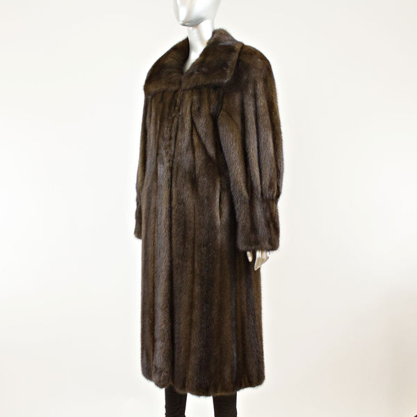 Mahogany Mink Coat - Size M ( Vintage Furs)
