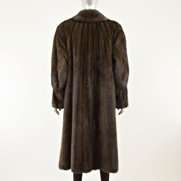 Mahogany Mink Coat - Size M ( Vintage Furs)