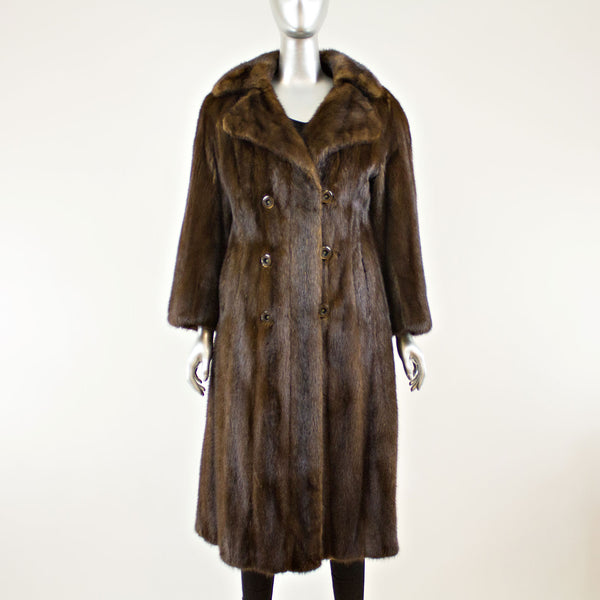 Mahogany Mink Coat - Size S (Vintage Furs)