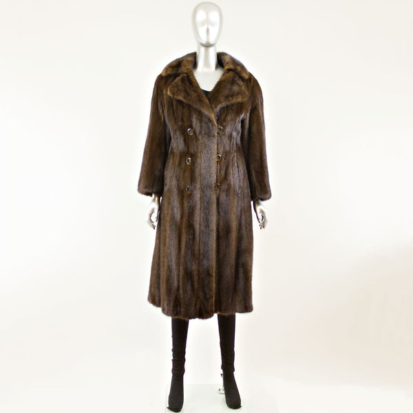Mahogany Mink Coat - Size S (Vintage Furs)