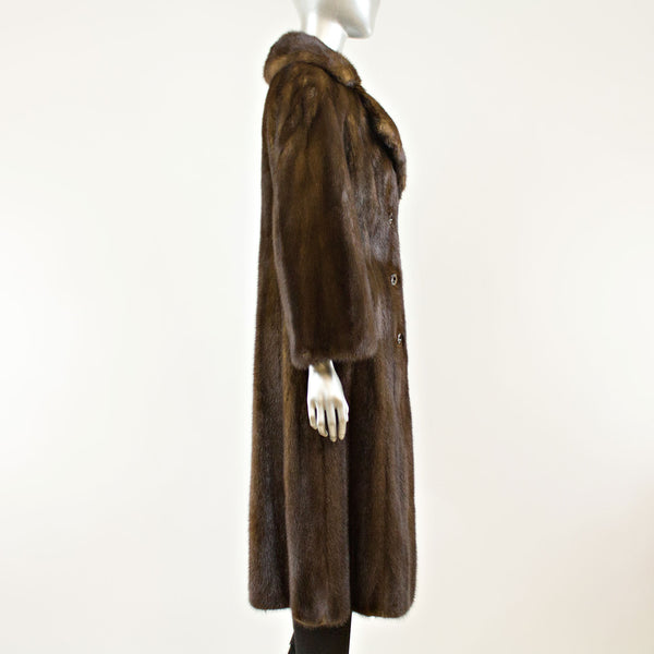 Mahogany Mink Coat - Size S (Vintage Furs)