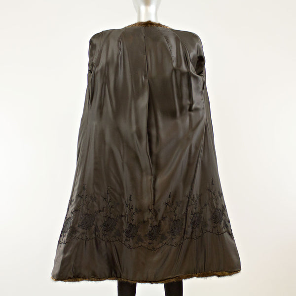 Mahogany Mink Coat - Size S (Vintage Furs)