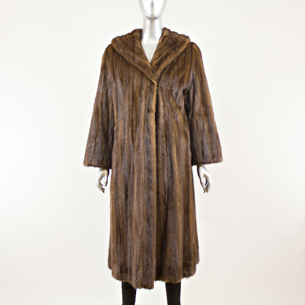 Mahogany Mink Coat - Size M (Vintage Furs)